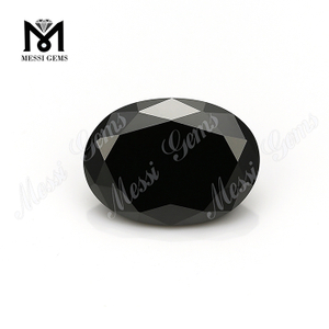 oval geschnittener synthetischer schwarzer loser Moissanit-Diamantpreis