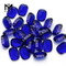 Synthetisches Russ 13x18MM blaues Saphirglas mit konkavem Schliff