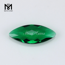 Modische Marquise Double Briolette 8 x 19 grüne Kristallsteine ​​für Kleidung