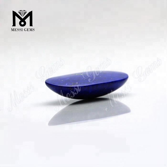 Loser maschinell geschliffener, oval geschnittener, blauer, natürlicher Lapislazuli-Stein