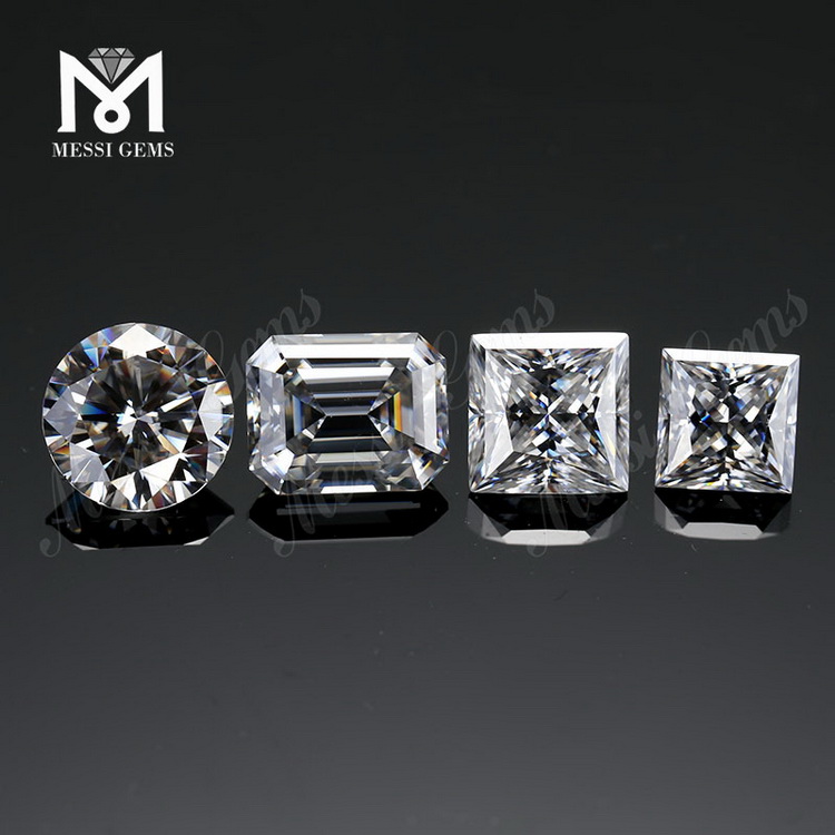 Fabrikpreis Moissanit-Diamant Großhandel 8x6mm DEF White Emerald Cut Moissanites