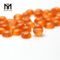 8,0 mm orangefarbener runder Cabochon-Chrysoberyl-Katzenaugenglas-Edelstein
