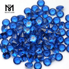 Großhandel runde Form 119 # synthetischer 10 mm blauer Spinell-Edelstein