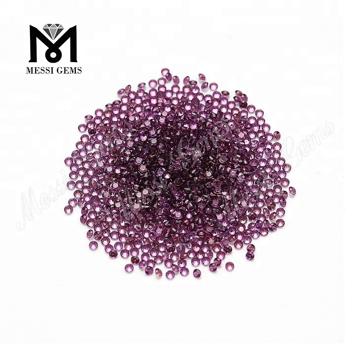 Kleiner natürlicher lila Granatstein 1,75 mm natürlicher Granatstein