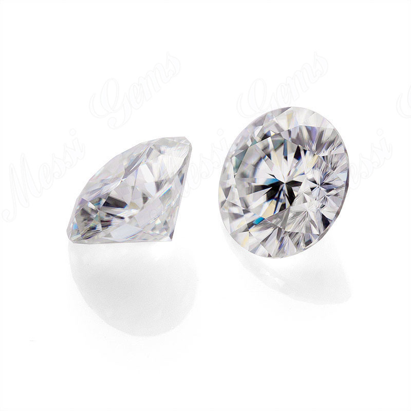 Synthetischer Moissanit-Diamant, Preis: 3,0 mm, runde DEF-Farbe, lockerer weißer Moissanit, China