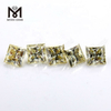 Chinesische gelb gefärbte Moissanit-Steine. Laborgefertigte Edelsteine