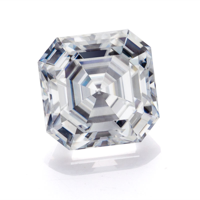 Lose Diamant-Edelsteine, Moissanit-Diamant im Asscher-Schliff für Ehering