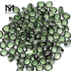 8 x 10 mm ovaler maschinengeschliffener synthetischer grüner Spinell-Edelstein