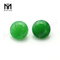 8,0 mm natürlich geschliffene runde grüne Jade-Edelsteine ​​für die Schmuckfassung
