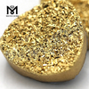 Großhandel Billionen geschnittenes Gold natürlicher Druzy-Achat-Edelstein