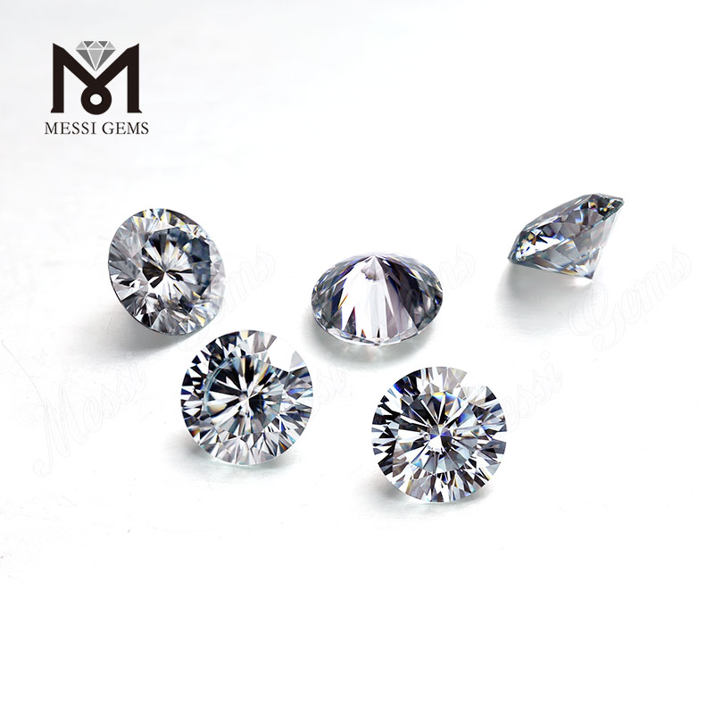 DEF 1 mm–2,5 mm, fabrikloser, superweißer Moissanit-Diamantstein
