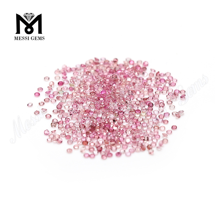 Fabrikpreis runder Brillantschliff 1,4 mm natürlicher rosa Turmalin