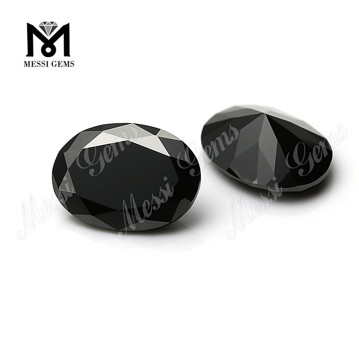Synthetischer, schwarzer, loser Moissanit-Diamant im Ovalschliff, Preis
