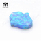 Im Labor hergestellte synthetische lose 11 x 13 x 2,5 mm blaue Opal-Hamsa-Edelsteine