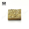 14 mm Großhandel Geode Drusy 24 Karat Gold quadratische Form Drusy