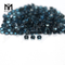 natürlicher maschinengeschliffener 3,0 mm runder londoner blauer Topas