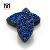 Großhandel Druzy Cabochon Marquise geschnitten Achat blau Druzy für Ring