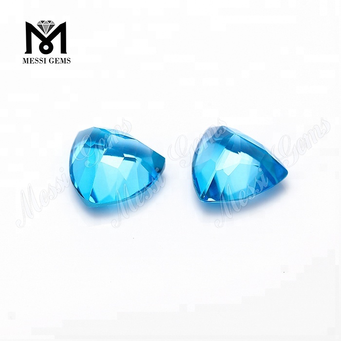 Fabrikpreis blauer Kristall Top-Qualität Billion Form natürlicher blauer Topas-Edelstein