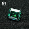 Im Labor erstellte lose Edelsteine, Preis pro Karat, achteckiger grüner Moissanit-Diamant