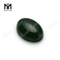 Ovaler grüner Jade-Cabochon, natürliche Jade-Edelsteine