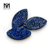 Großhandel Druzy Cabochon Marquise geschnitten Achat blau Druzy für Ring
