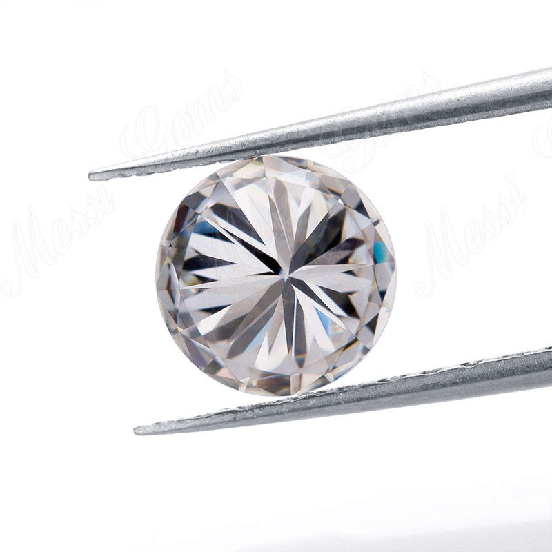 Synthetischer Moissanit-Diamant, Preis: 3,0 mm, runde DEF-Farbe, lockerer weißer Moissanit, China