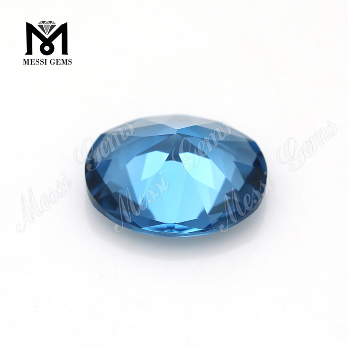 AAA-Qualität #120 oval facettierte blaue Steine, lose Spinell-Edelsteine ​​zu verkaufen