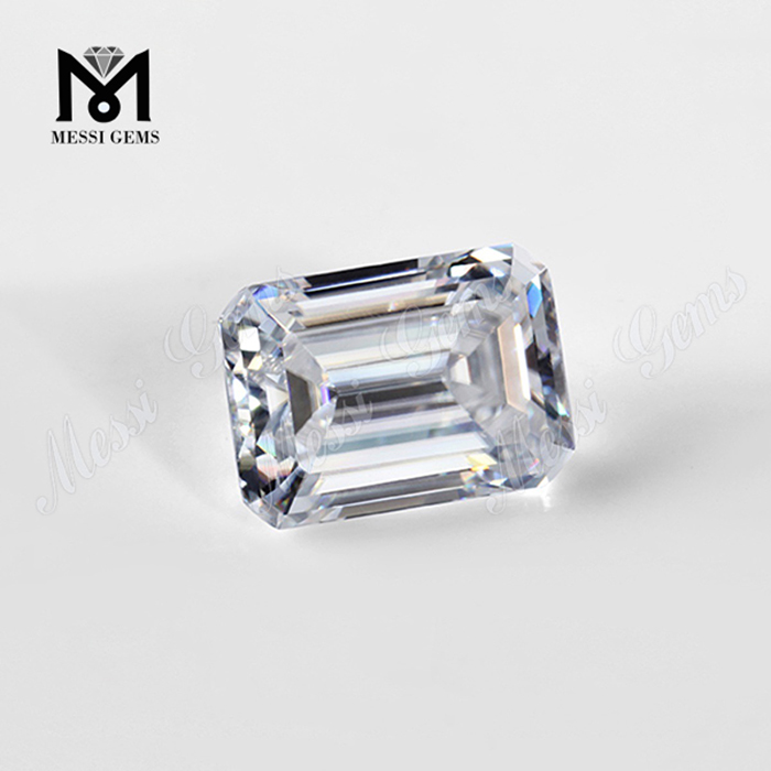 Loser Moissanit-Diamant 1 Karat Moissanit im Smaragdschliff VVS