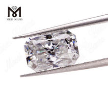 Wuzhou Großhandel 9 x 11 mm achteckiger strahlender Schliff weiß gefärbter Moissanit-Diamant lose