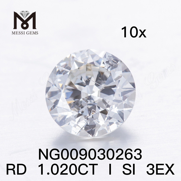 1,020 ct loser synthetischer Edelstein-Diamant I SI EX-Schliff