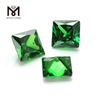 Hochwertige Farbe Zirkon quadratische Form grün CZ lose Steine ​​mit niedrigem Preis