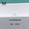 1,06 CT I/VS1 runder IDEAL-Labordiamant zum Fabrikpreis
