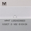 0,52 t D VS2 ID EX EX Labordiamanten Lose HPHT Diamond Factory Stock