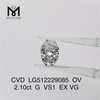 2,1 ct G lose künstliche Diamanten im CVD-Labordiamanten im Großhandel
