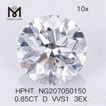 0,85 CT HPHT Labordiamant D VVS1 3EX HPHT Künstlicher Diamant