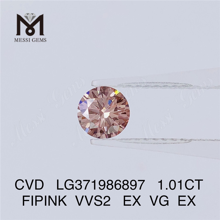1,01 CT FIPINK VVS2 Großhandelslabor erstellte Diamanten CVD LG371986897