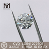 3,45 CT E loser Labordiamant in runder Form, CVD-Labordiamant zum Verkauf