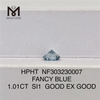 1,01 CT FANCY BLUE SI1 GOOD EX GOOD Großhandelspreis Labordiamant HPHT NF303230007 