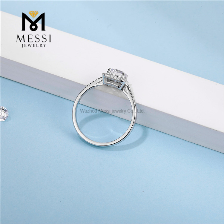 Freier Sterlingsilber-Ring der Verschiffen-Qualitäts-Art- und Weisemoissanite Diamant-Ring-Schmucksache-Frauen-925