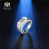 Neuer Entwurf 925 Sterlingsilber-Schmuck-Ring DEF-Moissanit-Mann-Ringe für Mann