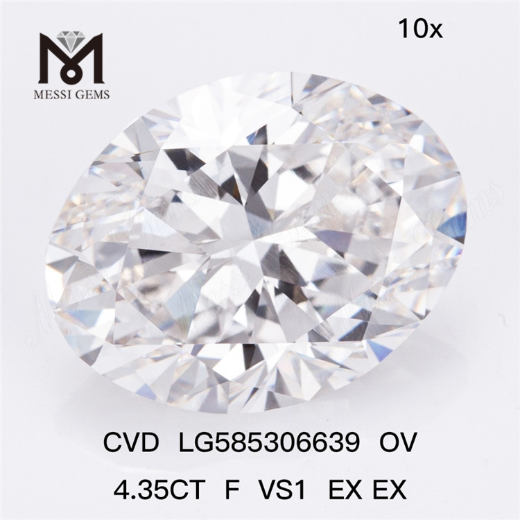 4,35 CT F VS1 EX EX OV größter CVD-Diamant CVD LG585306639