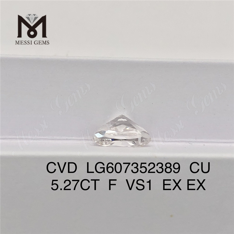 5,27 CT Cushion F VS1 CVD Loose Diamond IGI Certified Sustainable Elegance丨Messigems CVD LG607352389