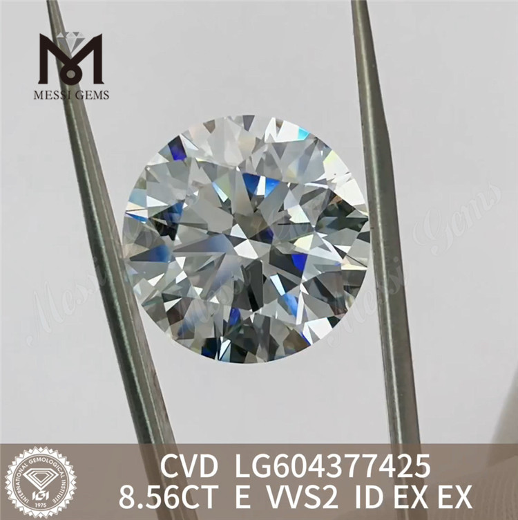 8,56 ct E VVS2 Igi-zertifizierter Diamant CVD-Diamant für luxuriösen Schmuck LG604377425丨Messigems