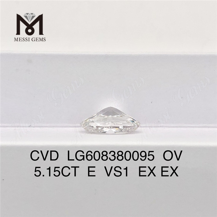 5-Karat-Diamantzertifikat igi OV E VS1 für Einzelhändler CVD LG608380095丨Messigems 