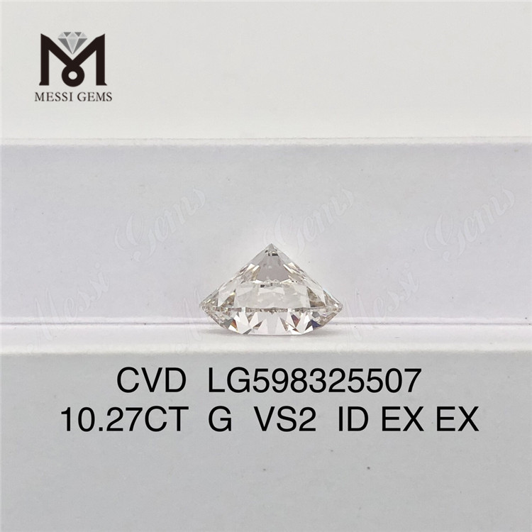 10,27 CT G VS2 ID EX EX Künstliche Diamanten in Massenqualität und Wert CVD LG598325507丨Messigems
