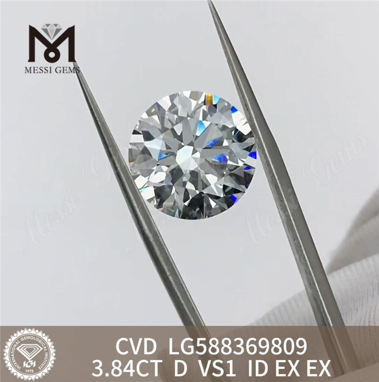 3,84 ct IGI-Zertifizierungsdiamant D VS1 CVD-Diamant Herstellung von einzigartigem Schmuck 丨Messigems LG588369809