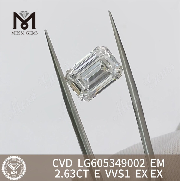 2,63 CT E VVS1 EM IGI-Zertifikat für Diamant-CVD für Designer丨Messigems LG605349002