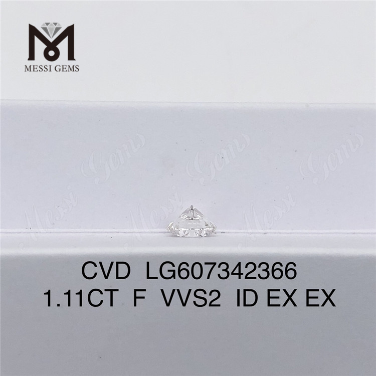  1,11 CT F VVS2 CVD-Labordiamant, Preis pro Karat Brillanz丨Messigems LG607342366