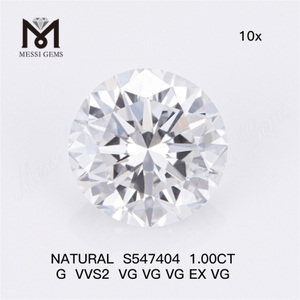 1,00 CT G VVS2 VG Naturdiamanten Shop Erhöhen Sie Ihre Schmuckdesigns S547404丨Messigems