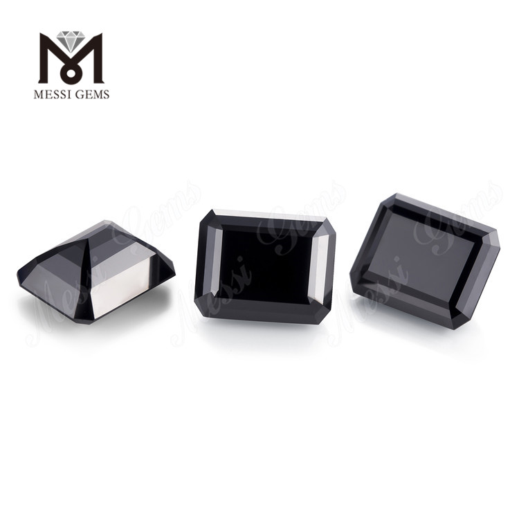 6*8mm OCT synthetischer Moissanit schwarzer Moissanit Großhandel mit Edelsteinen